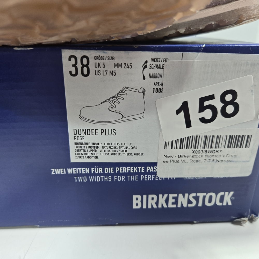Birkenstock Women's Dundee Plus Rose Pink Suede Shoes Size EU 38 Narrow US 7-7.5 - Picture 10 of 10